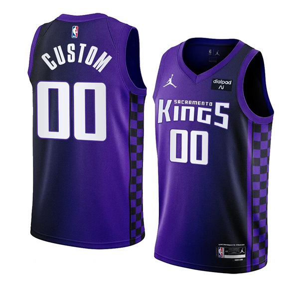 Men's Sacramento Kings Active Player Custom Purple 2023/24 Statement Edition Swingman Stitched Basketball Jersey Men's Sacramento Kings Active Player Custom Purple 2023/24 Statement Edition Swingman Stitched Basketball Jersey